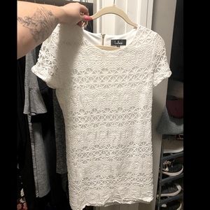 Lulu’s size small womens white mini dress